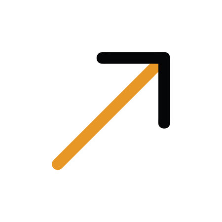 Flat style Direction Arrow Icon vector illustration for User Interface documents websites and mobile applicationsのイラスト素材