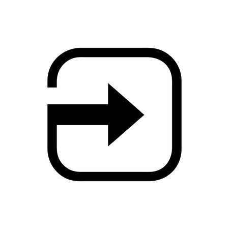 Flat style Direction Arrow Icon vector illustration for User Interface documents websites and mobile applicationsのイラスト素材