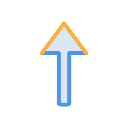 Flat style Direction Arrow Icon vector illustration for User Interface documents websites and mobile applicationsのイラスト素材
