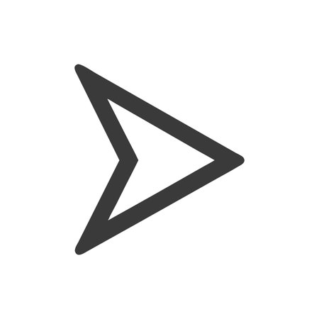 Flat style Direction Arrow Icon vector illustration for User Interface documents websites and mobile applicationsのイラスト素材
