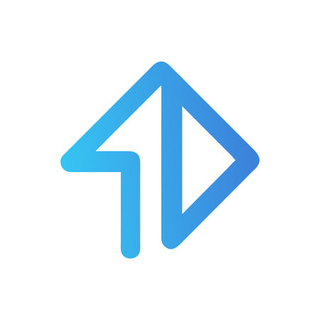 Flat style Direction Arrow Icon vector illustration for User Interface documents websites and mobile applicationsのイラスト素材