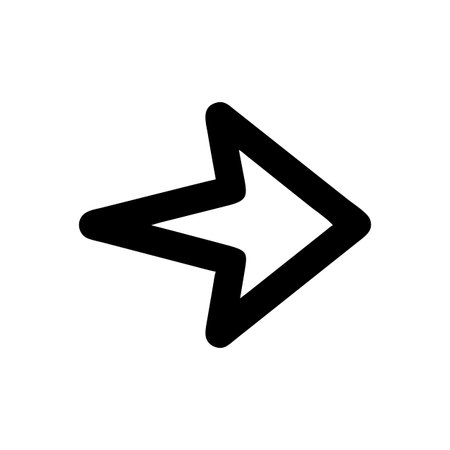 Flat style Direction Arrow Icon vector illustration for User Interface documents websites and mobile applicationsのイラスト素材