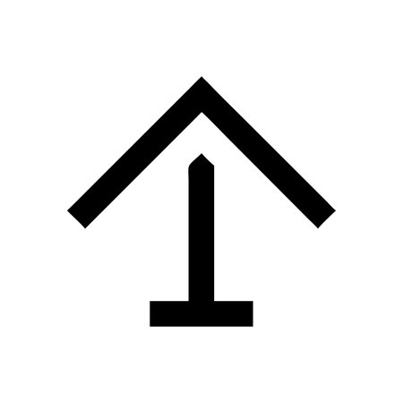 Flat style Direction Arrow Icon vector illustration for User Interface documents websites and mobile applicationsのイラスト素材