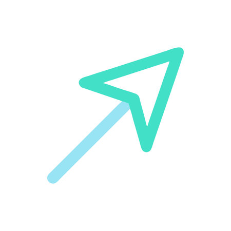 Flat style Direction Arrow Icon vector illustration for User Interface documents websites and mobile applicationsのイラスト素材