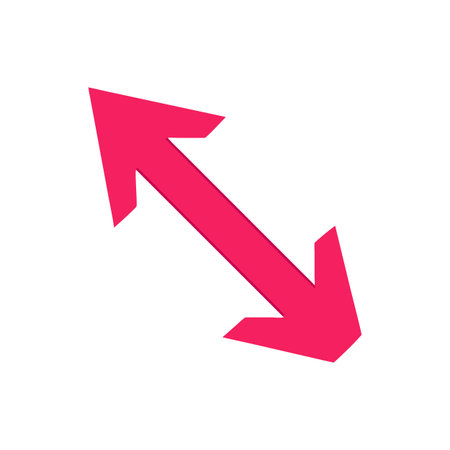 Flat style Direction Arrow Icon vector illustration for User Interface documents websites and mobile applicationsのイラスト素材