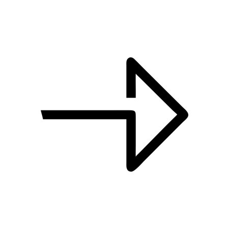 Flat style Direction Arrow Icon vector illustration for User Interface documents websites and mobile applicationsのイラスト素材
