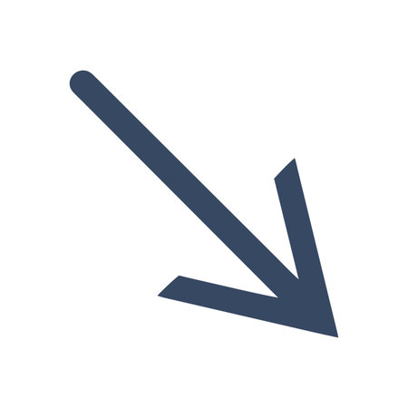 Flat style Direction Arrow Icon vector illustration for User Interface documents websites and mobile applicationsのイラスト素材