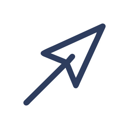 Flat style Direction Arrow Icon vector illustration for User Interface documents websites and mobile applicationsのイラスト素材