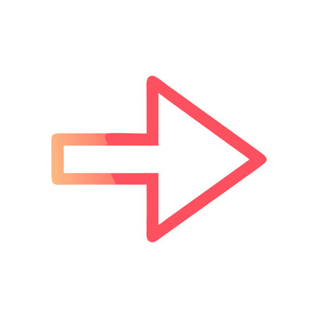 Flat style Direction Arrow Icon vector illustration for User Interface documents websites and mobile applicationsのイラスト素材