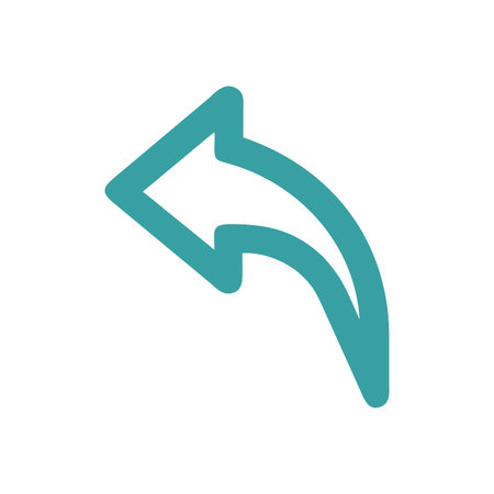 Flat style Direction Arrow Icon vector illustration for User Interface documents websites and mobile applicationsのイラスト素材