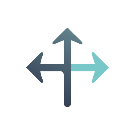 Flat style Direction Arrow Icon vector illustration for User Interface documents websites and mobile...