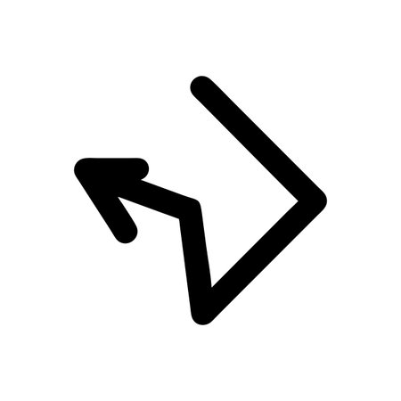 Flat style Direction Arrow Icon vector illustration for User Interface documents websites and mobile applicationsのイラスト素材