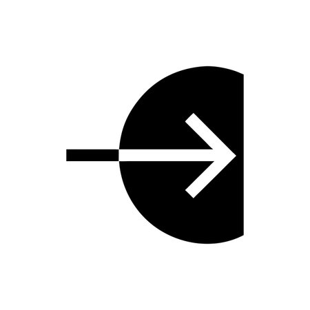 Flat style Direction Arrow Icon vector illustration for User Interface documents websites and mobile applicationsのイラスト素材