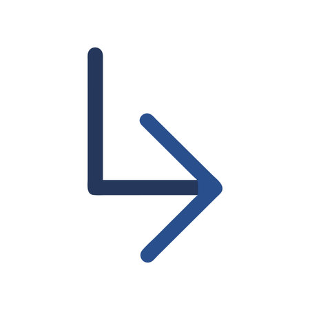 Flat style Direction Arrow Icon vector illustration for User Interface documents websites and mobile...
