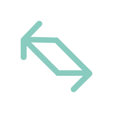 Flat style Direction Arrow Icon vector illustration for User Interface documents websites and mobile applicationsのイラスト素材