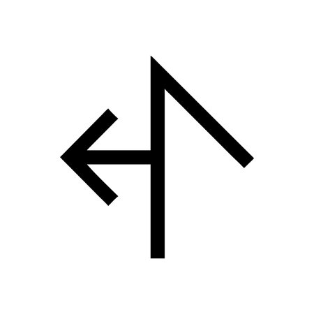 Flat style Direction Arrow Icon vector illustration for User Interface documents websites and mobile...