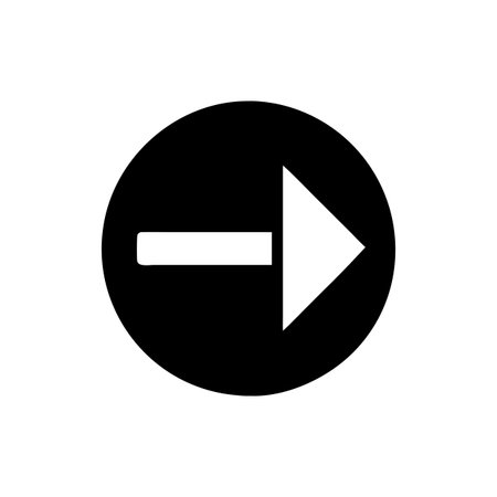 Flat style Direction Arrow Icon vector illustration for User Interface documents websites and mobile applicationsのイラスト素材