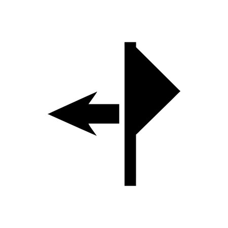 Flat style Direction Arrow Icon vector illustration for User Interface documents websites and mobile applicationsのイラスト素材