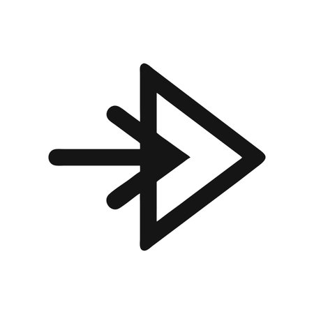 Flat style Direction Arrow Icon vector illustration for User Interface documents websites and mobile...
