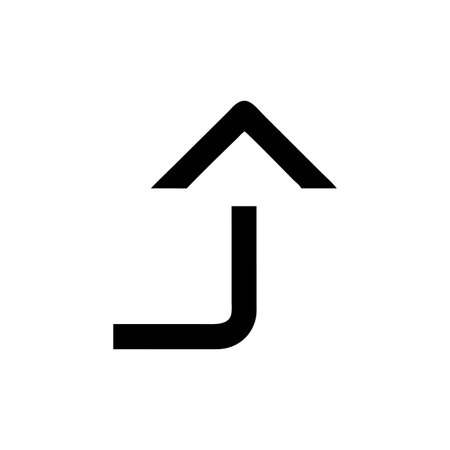 Flat style Direction Arrow Icon vector illustration for User Interface documents websites and mobile applicationsのイラスト素材