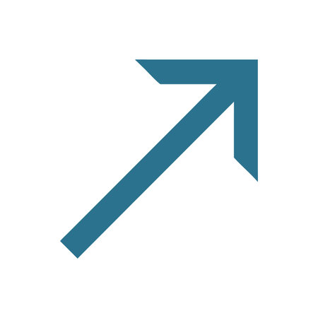 Flat style Direction Arrow Icon vector illustration for User Interface documents websites and mobile...