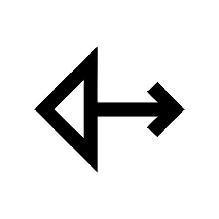 Flat style Direction Arrow Icon vector illustration for User Interface documents websites and mobile applicationsのイラスト素材