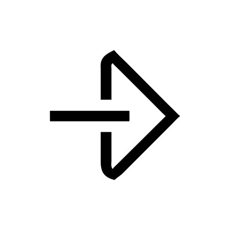 Flat style Direction Arrow Icon vector illustration for User Interface documents websites and mobile applicationsのイラスト素材