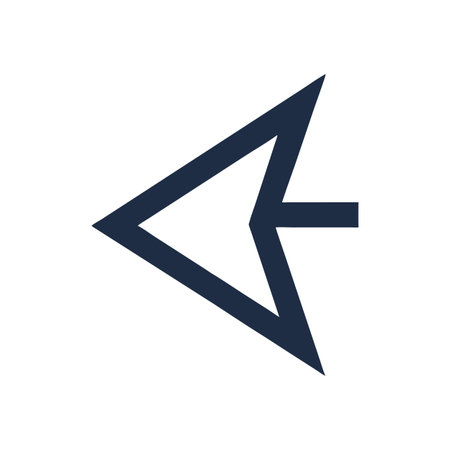Flat style Direction Arrow Icon vector illustration for User Interface documents websites and mobile...