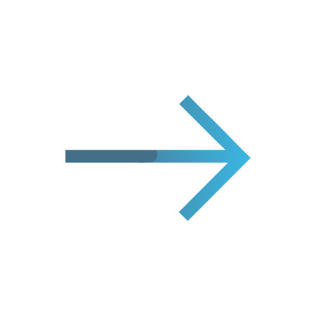 Flat style Direction Arrow Icon vector illustration for User Interface documents websites and mobile applicationsのイラスト素材