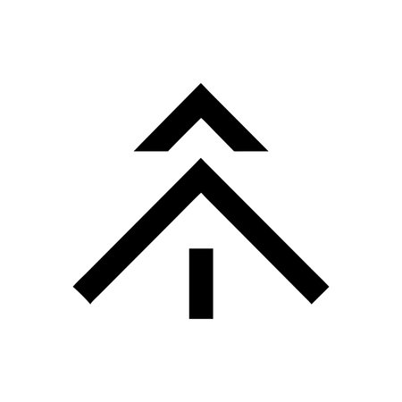 Flat style Direction Arrow Icon vector illustration for User Interface documents websites and mobile applicationsのイラスト素材