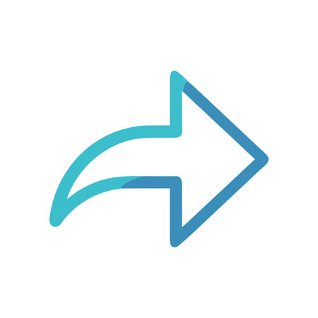 Flat style Direction Arrow Icon vector illustration for User Interface documents websites and mobile applicationsのイラスト素材