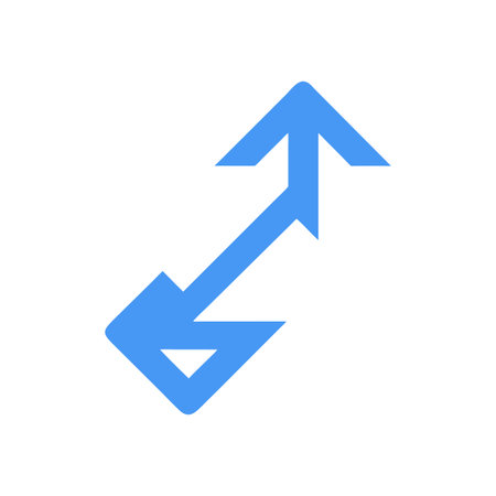 Flat style Direction Arrow Icon vector illustration for User Interface documents websites and mobile applicationsのイラスト素材