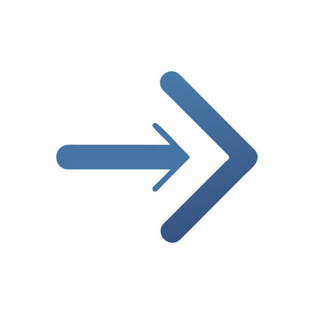 Flat style Direction Arrow Icon vector illustration for User Interface documents websites and mobile...