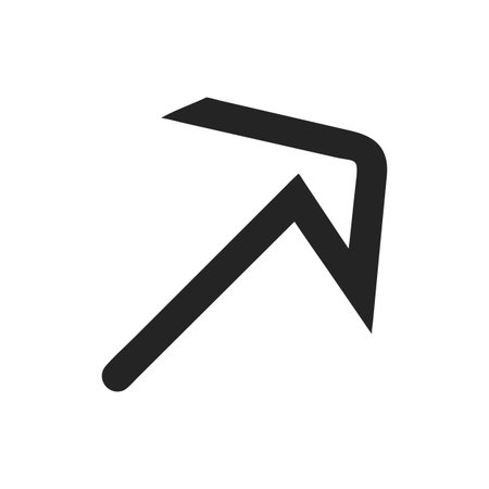 Flat style Direction Arrow Icon vector illustration for User Interface documents websites and mobile applicationsのイラスト素材