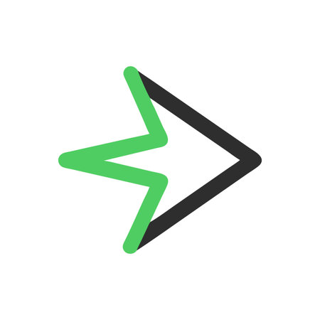 Flat style Direction Arrow Icon vector illustration for User Interface documents websites and mobile...