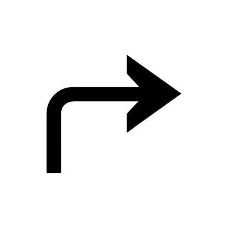 Flat style Direction Arrow Icon vector illustration for User Interface documents websites and mobile applicationsのイラスト素材