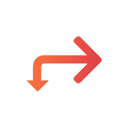 Flat style Direction Arrow Icon vector illustration for User Interface documents websites and mobile applicationsのイラスト素材