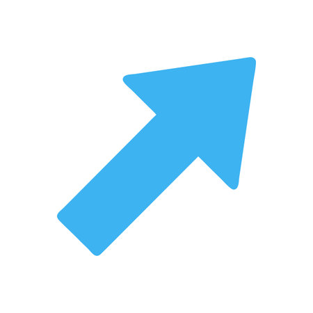 Flat style Direction Arrow Icon vector illustration for User Interface documents websites and mobile applicationsのイラスト素材
