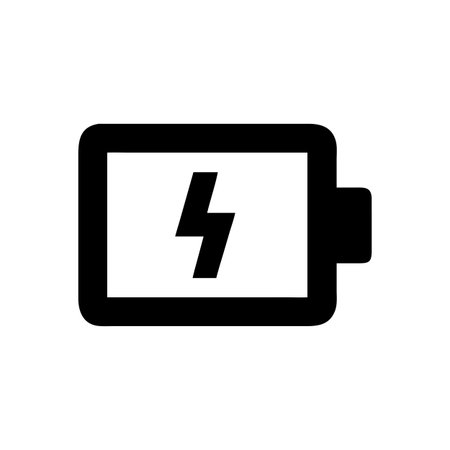 Flat style Battery Icon vector illustration for User Interface documents websites and mobile applicationsのイラスト素材