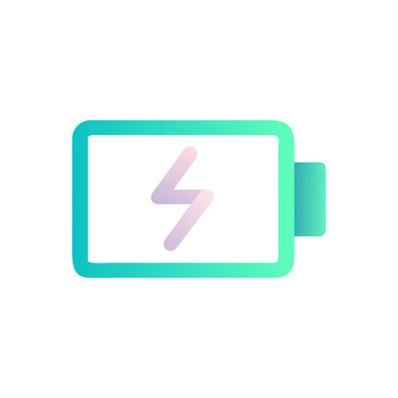 Flat style Battery Icon vector illustration for User Interface documents websites and mobile applicationsのイラスト素材