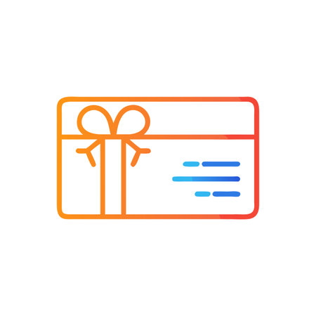 Gift Card Icon Vector for User Interface Websites and Mobile Applicationsのイラスト素材