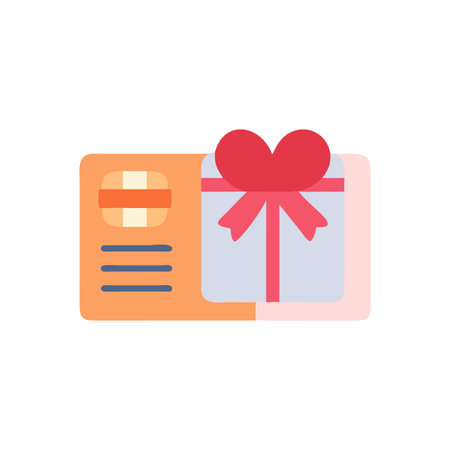 Gift Card Icon Vector for User Interface Websites and Mobile Applicationsのイラスト素材