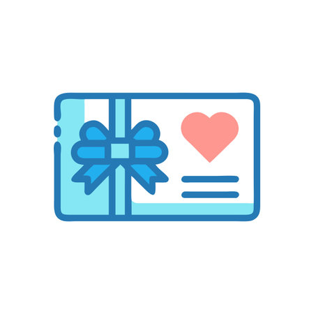 Gift Card Icon Vector for User Interface Websites and Mobile Applicationsのイラスト素材