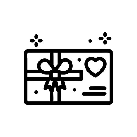 Gift Card Icon Vector for User Interface Websites and Mobile Applicationsのイラスト素材