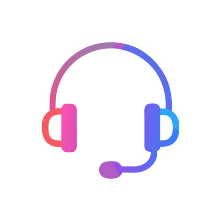 Headset Headphone Icon Vector for User Interface Websites and Mobile Applications