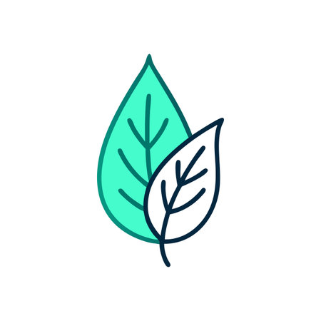 Leaf Icon Vector for User Interface Websites and Mobile Applications