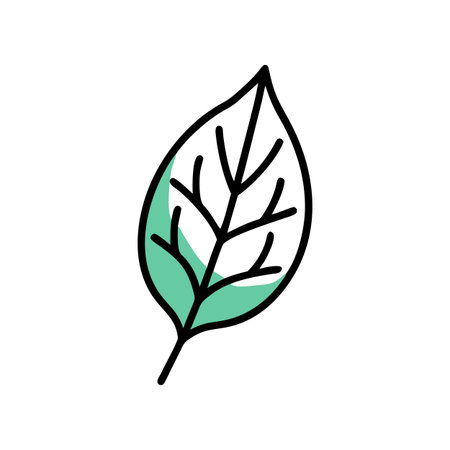 Leaf Icon Vector for User Interface Websites and Mobile Applications