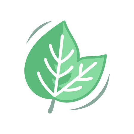 Leaf Icon Vector for User Interface Websites and Mobile Applications