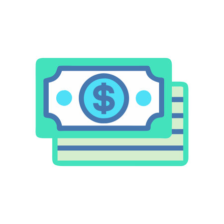 Money Stack Icon Vector for User Interface Websites and Mobile Applications