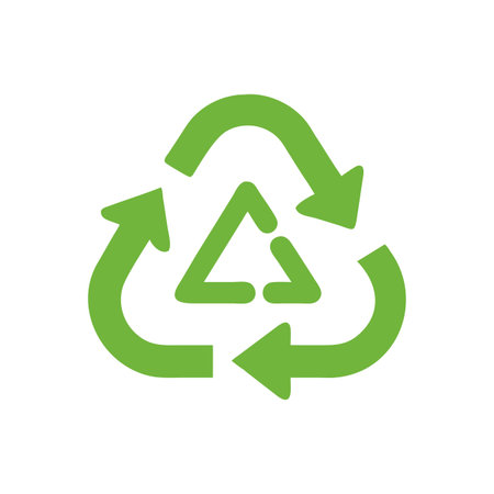 Recycle Symbol Icon Vector for User Interface Websites and Mobile Applicationsのイラスト素材